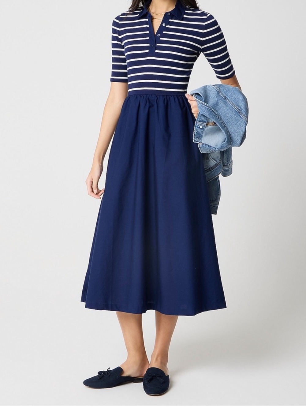 Jcrew navy dress